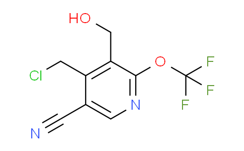 4-(Chloromethyl)-5-cyano-2-(trifluoromethoxy)pyridine-3-methanol