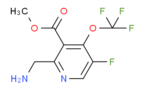 Methyl 2-(aminomethyl)-5-fluoro-4-(trifluoromethoxy)pyridine-3-carboxylate
