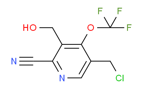 5-(Chloromethyl)-2-cyano-4-(trifluoromethoxy)pyridine-3-methanol