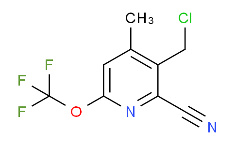3-(Chloromethyl)-2-cyano-4-methyl-6-(trifluoromethoxy)pyridine