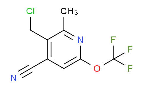 3-(Chloromethyl)-4-cyano-2-methyl-6-(trifluoromethoxy)pyridine
