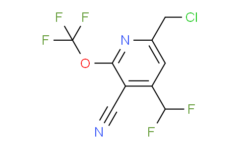 6-(Chloromethyl)-3-cyano-4-(difluoromethyl)-2-(trifluoromethoxy)pyridine