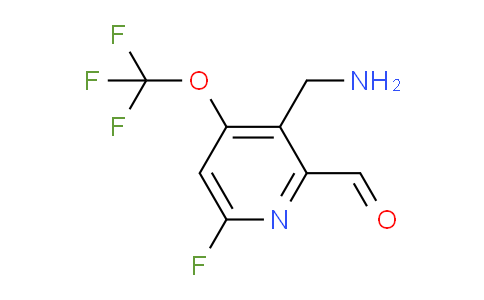 3-(Aminomethyl)-6-fluoro-4-(trifluoromethoxy)pyridine-2-carboxaldehyde