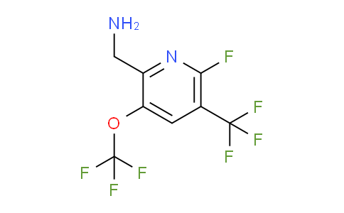 2-(Aminomethyl)-6-fluoro-3-(trifluoromethoxy)-5-(trifluoromethyl)pyridine