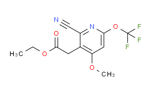 AM169542 | 1803617-76-6 | Ethyl 2-cyano-4-methoxy-6-(trifluoromethoxy)pyridine-3-acetate