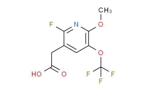 2-Fluoro-6-methoxy-5-(trifluoromethoxy)pyridine-3-acetic acid