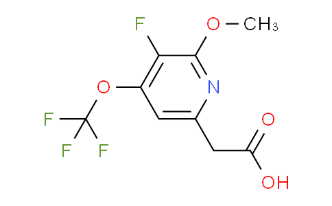 3-Fluoro-2-methoxy-4-(trifluoromethoxy)pyridine-6-acetic acid