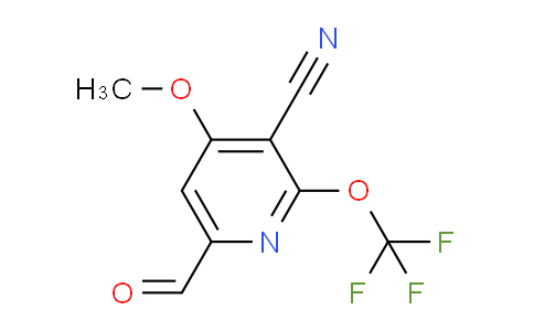 3-Cyano-4-methoxy-2-(trifluoromethoxy)pyridine-6-carboxaldehyde