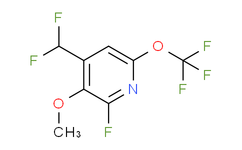 4-(Difluoromethyl)-2-fluoro-3-methoxy-6-(trifluoromethoxy)pyridine