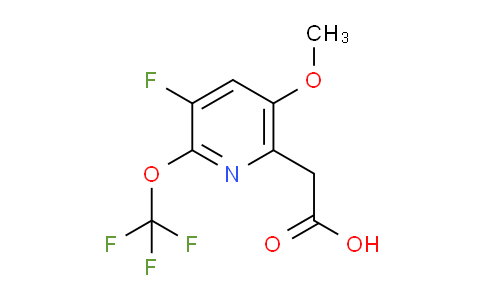 AM169554 | 1803940-46-6 | 3-Fluoro-5-methoxy-2-(trifluoromethoxy)pyridine-6-acetic acid
