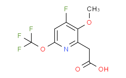 4-Fluoro-3-methoxy-6-(trifluoromethoxy)pyridine-2-acetic acid