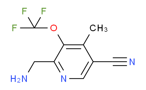 2-(Aminomethyl)-5-cyano-4-methyl-3-(trifluoromethoxy)pyridine