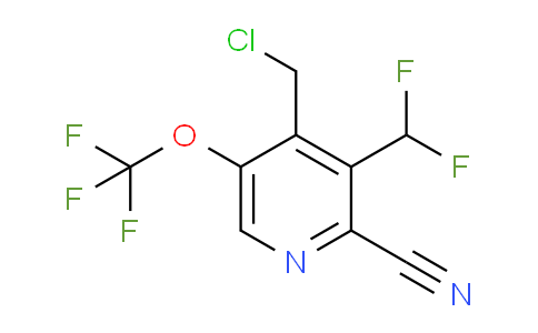 4-(Chloromethyl)-2-cyano-3-(difluoromethyl)-5-(trifluoromethoxy)pyridine