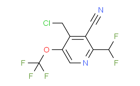 AM169591 | 1806073-96-0 | 4-(Chloromethyl)-3-cyano-2-(difluoromethyl)-5-(trifluoromethoxy)pyridine