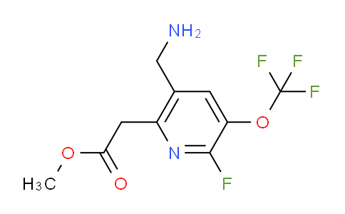 AM169629 | 1804318-89-5 | Methyl 5-(aminomethyl)-2-fluoro-3-(trifluoromethoxy)pyridine-6-acetate