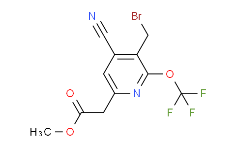AM169630 | 1804780-19-5 | Methyl 3-(bromomethyl)-4-cyano-2-(trifluoromethoxy)pyridine-6-acetate