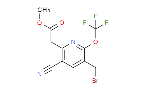 AM169642 | 1804679-56-8 | Methyl 3-(bromomethyl)-5-cyano-2-(trifluoromethoxy)pyridine-6-acetate