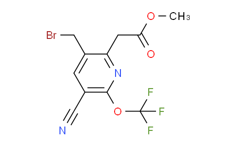 AM169644 | 1804297-45-7 | Methyl 3-(bromomethyl)-5-cyano-6-(trifluoromethoxy)pyridine-2-acetate