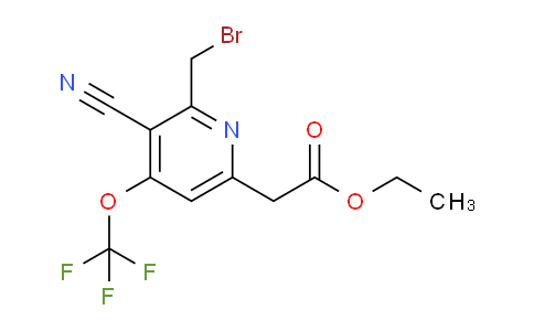 AM169661 | 1804812-49-4 | Ethyl 2-(bromomethyl)-3-cyano-4-(trifluoromethoxy)pyridine-6-acetate
