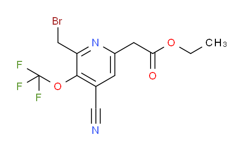 AM169667 | 1804322-39-1 | Ethyl 2-(bromomethyl)-4-cyano-3-(trifluoromethoxy)pyridine-6-acetate