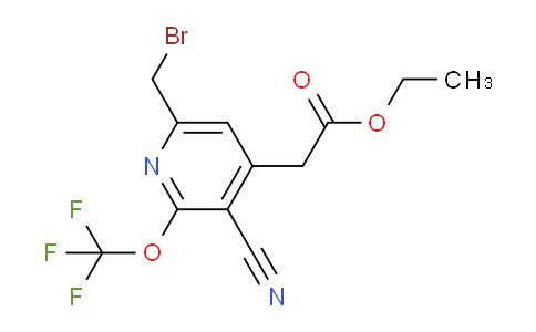 AM169671 | 1804674-95-0 | Ethyl 6-(bromomethyl)-3-cyano-2-(trifluoromethoxy)pyridine-4-acetate
