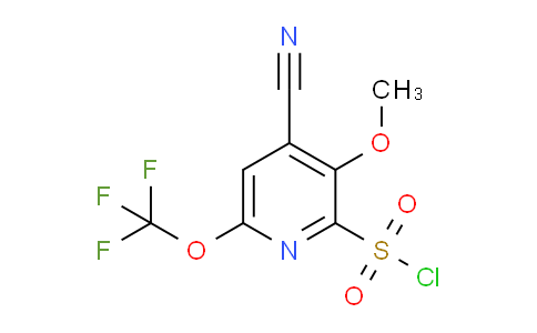 AM169675 | 1806215-52-0 | 4-Cyano-3-methoxy-6-(trifluoromethoxy)pyridine-2-sulfonyl chloride