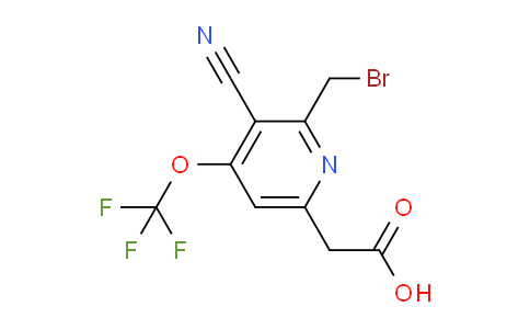 AM169684 | 1806189-84-3 | 2-(Bromomethyl)-3-cyano-4-(trifluoromethoxy)pyridine-6-acetic acid