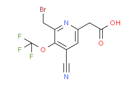 AM169687 | 1804731-13-2 | 2-(Bromomethyl)-4-cyano-3-(trifluoromethoxy)pyridine-6-acetic acid