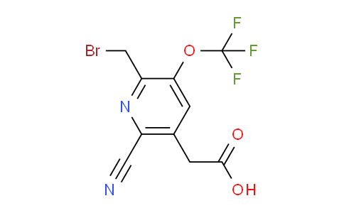 AM169693 | 1806074-75-8 | 2-(Bromomethyl)-6-cyano-3-(trifluoromethoxy)pyridine-5-acetic acid