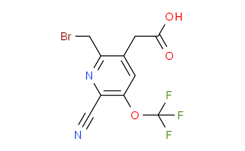 AM169695 | 1806189-99-0 | 2-(Bromomethyl)-6-cyano-5-(trifluoromethoxy)pyridine-3-acetic acid
