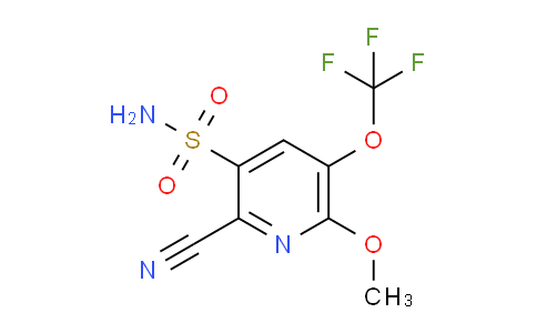 2-Cyano-6-methoxy-5-(trifluoromethoxy)pyridine-3-sulfonamide