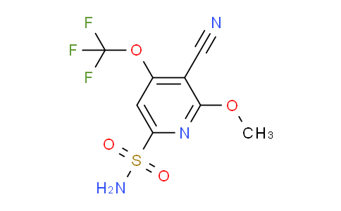 3-Cyano-2-methoxy-4-(trifluoromethoxy)pyridine-6-sulfonamide