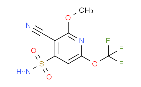 3-Cyano-2-methoxy-6-(trifluoromethoxy)pyridine-4-sulfonamide