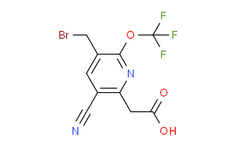 AM169704 | 1804321-76-3 | 3-(Bromomethyl)-5-cyano-2-(trifluoromethoxy)pyridine-6-acetic acid