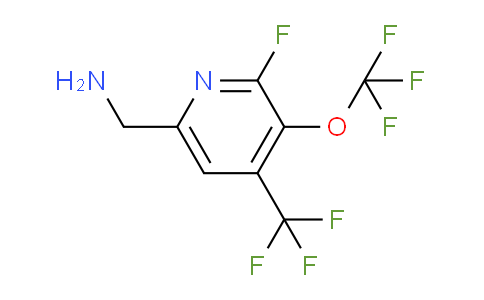 6-(Aminomethyl)-2-fluoro-3-(trifluoromethoxy)-4-(trifluoromethyl)pyridine