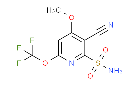 3-Cyano-4-methoxy-6-(trifluoromethoxy)pyridine-2-sulfonamide