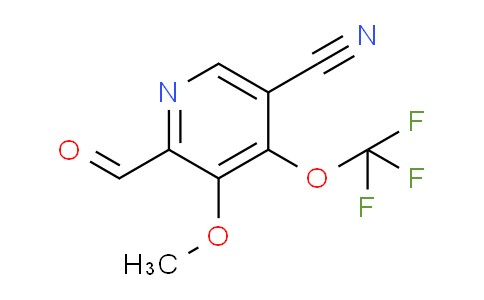 5-Cyano-3-methoxy-4-(trifluoromethoxy)pyridine-2-carboxaldehyde