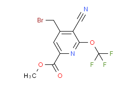 AM169734 | 1804737-77-6 | Methyl 4-(bromomethyl)-3-cyano-2-(trifluoromethoxy)pyridine-6-carboxylate