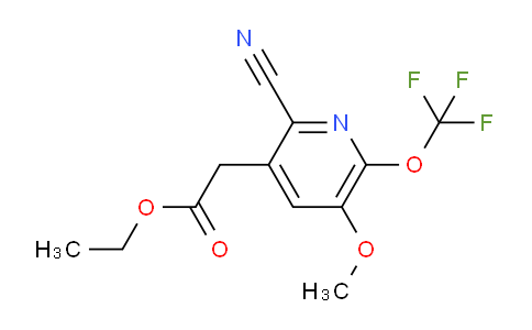 AM169775 | 1804333-69-4 | Ethyl 2-cyano-5-methoxy-6-(trifluoromethoxy)pyridine-3-acetate
