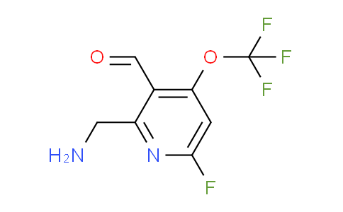 2-(Aminomethyl)-6-fluoro-4-(trifluoromethoxy)pyridine-3-carboxaldehyde