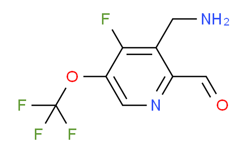 3-(Aminomethyl)-4-fluoro-5-(trifluoromethoxy)pyridine-2-carboxaldehyde