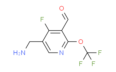 5-(Aminomethyl)-4-fluoro-2-(trifluoromethoxy)pyridine-3-carboxaldehyde