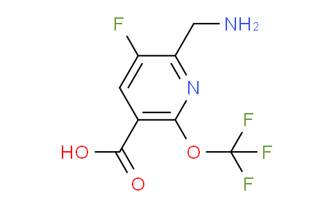 AM169805 | 1804476-31-0 | 2-(Aminomethyl)-3-fluoro-6-(trifluoromethoxy)pyridine-5-carboxylic acid