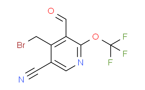 4-(Bromomethyl)-5-cyano-2-(trifluoromethoxy)pyridine-3-carboxaldehyde
