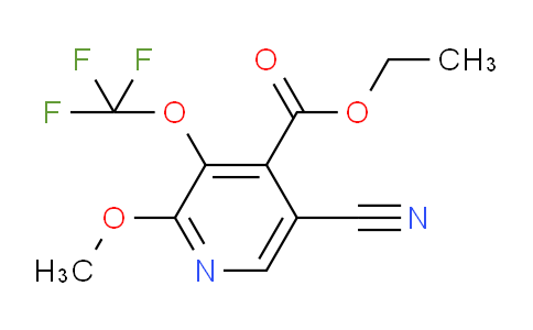Ethyl 5-cyano-2-methoxy-3-(trifluoromethoxy)pyridine-4-carboxylate