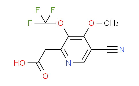 5-Cyano-4-methoxy-3-(trifluoromethoxy)pyridine-2-acetic acid