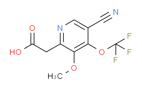 5-Cyano-3-methoxy-4-(trifluoromethoxy)pyridine-2-acetic acid