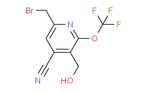 6-(Bromomethyl)-4-cyano-2-(trifluoromethoxy)pyridine-3-methanol