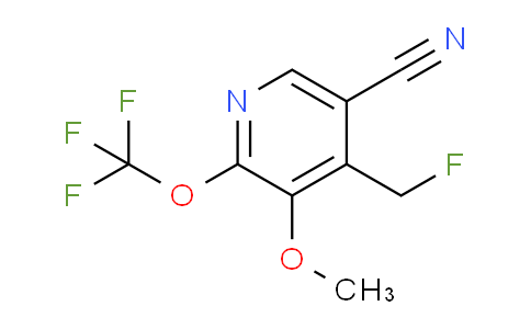 5-Cyano-4-(fluoromethyl)-3-methoxy-2-(trifluoromethoxy)pyridine