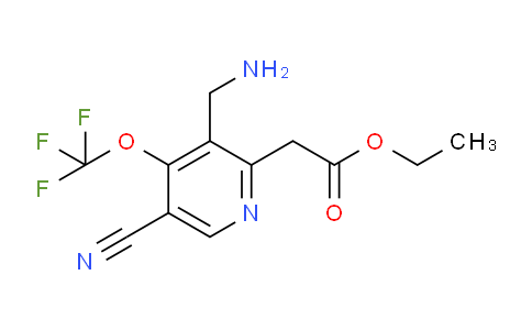 AM169877 | 1804324-80-8 | Ethyl 3-(aminomethyl)-5-cyano-4-(trifluoromethoxy)pyridine-2-acetate